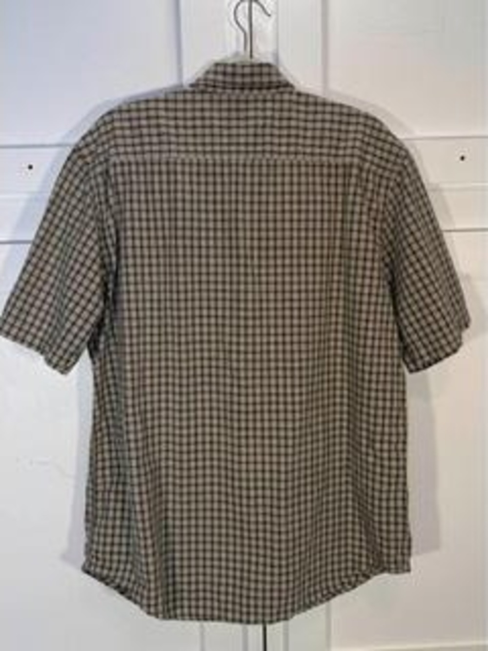 Gap Brown Men's Men's Plaid Button Down Shirt L - Picture 4 of 8